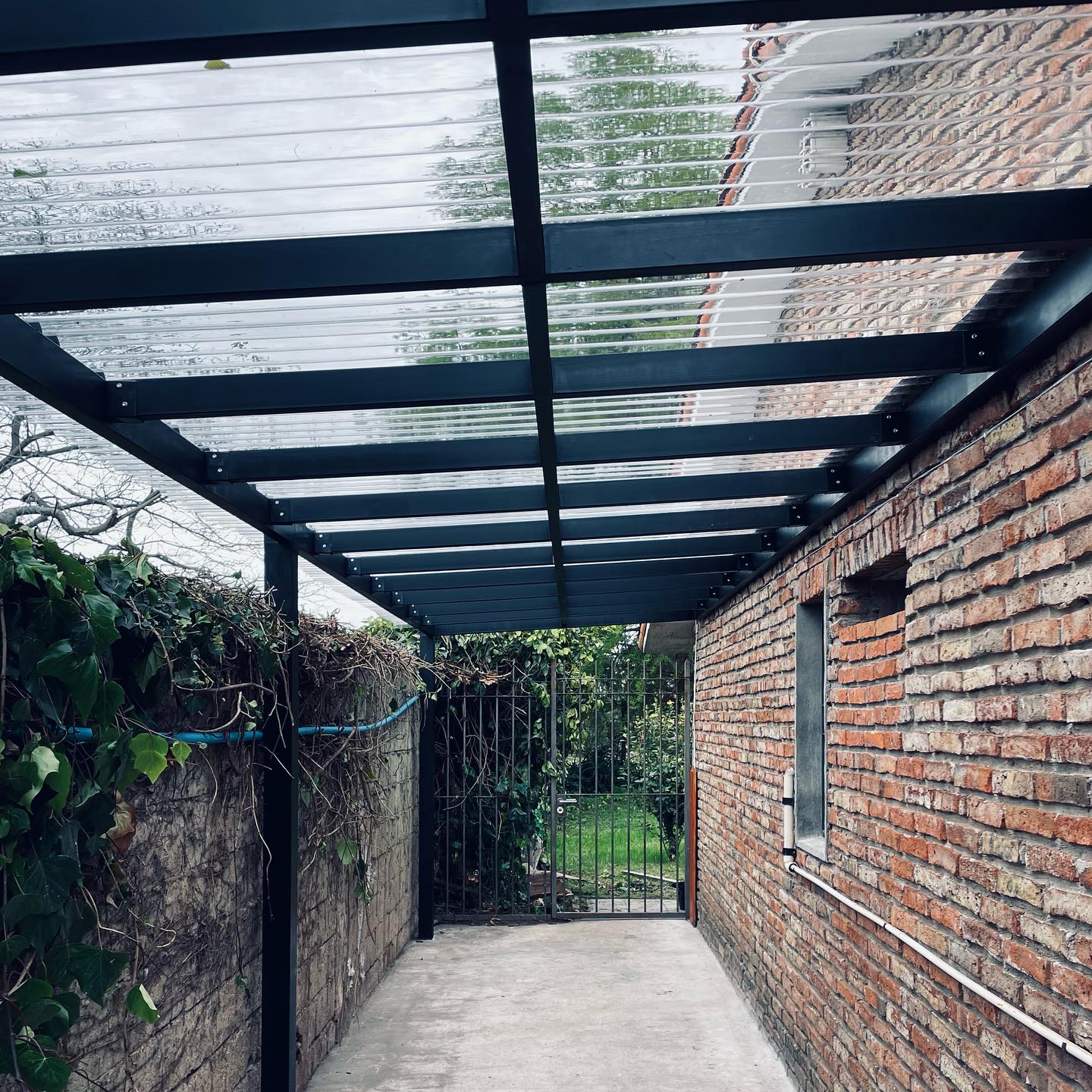 Policarbonato techo ondulado o trapezoidal