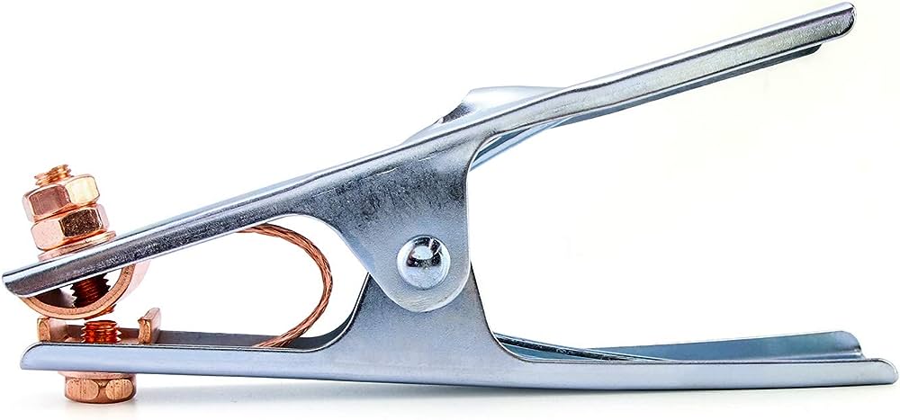 PINZA MASA P/SOLDADORA 300 AMP (ACERO CROMADO)