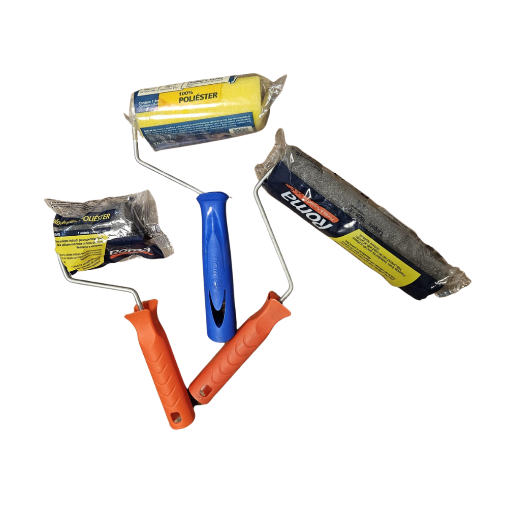Insumos para pintura (pinceles, rodillos, diluyentes, cinta papel)