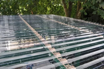 Policarbonato techo ondulado o trapezoidal