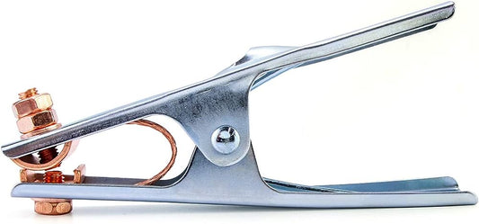 PINZA MASA P/SOLDADORA 300 AMP (ACERO CROMADO)