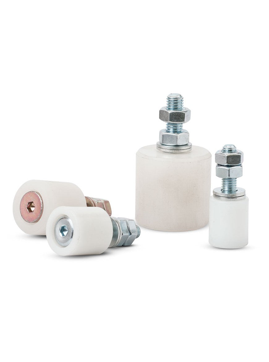 Rodillos de nylon para portones Alima Hierros